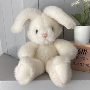Vintage 1988 Gund White Plush Bunny Easter gifts